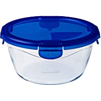Los mejores  - Pyrex Cook &amp- Go Recipiente Redondo 15CM 68CL con Tapa Cook&amp-GO- Azul- 2.41 cm
